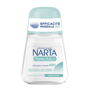 Déodorant femme fraîcheur pierre d'alun NARTA - bille 50ml