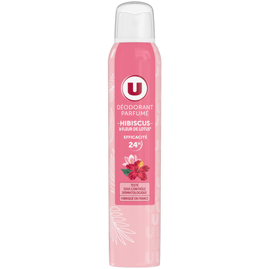 Déodorant femme lotus et hibiscus, 200ml
