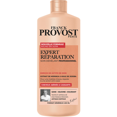 Après-shampoing réparation cheveux abîmés FRANCK PROVOST - flacon 450ml