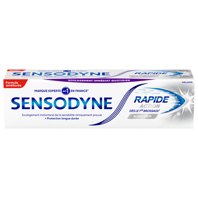Dentifrice SENSODYNE rapide action blancheur 75mL