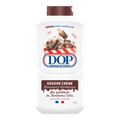Gel douche crème au parfum bonbon cola DOP - flacon 310ml