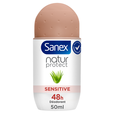 Déodorant bille SANEX Natur Protect Aloe Vera Bio Peaux Sensibles 48h50ml