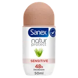 Déodorant bille SANEX Natur Protect Aloe Vera Bio Peaux Sensibles 48h50ml