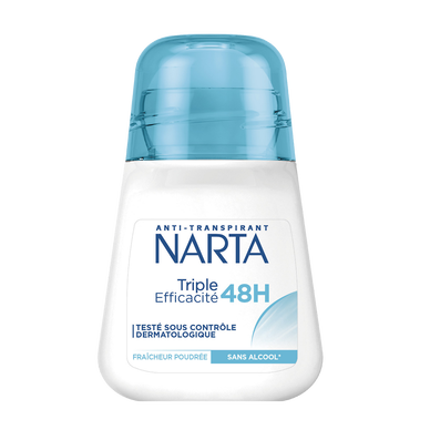 Déodorant anti-transpirant fraîcheur poudrée NARTA - bille 50ml