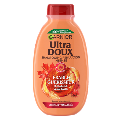 Shampoing ricin réparation intense erable ULTRA DOUX - flacon 300ml