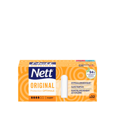 Tampons digitaux sans applicateur super NETT, boîte x32
