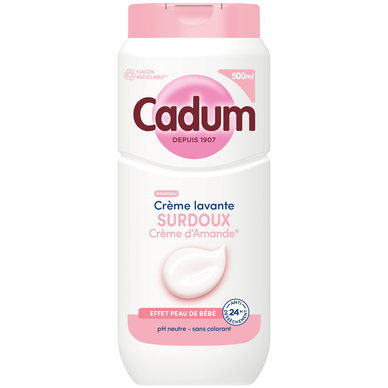 Crème douche CADUM surdoux amande 500ml