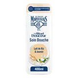 Soin gel douche surgras LE PETIT MARSEILLAIS rituel douceur lait riz/jasmin 400ml
