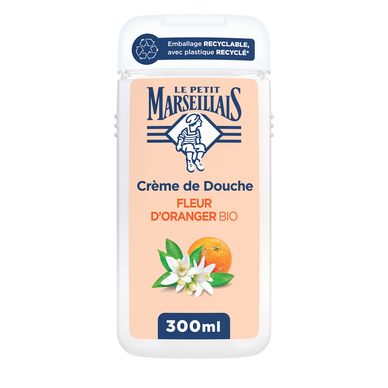 Crème de douche LE PETIT MARSEILLAIS Extra doux fleur d'oranger Bio 30