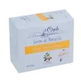 Savon de marseille fleur d'oranger argan LA CIGALE 4x100g