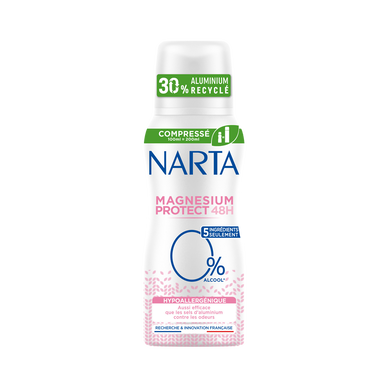 Déodorant efficacité 48h hypoallergénique NARTA - spray 100ml