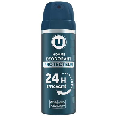 Déodorant homme protecteur peaux sensibles 24h, 200ml