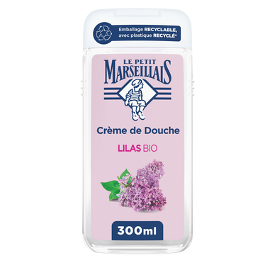 Crème de douche Lilas bio extra douce LE PETIT MARSEILLAIS 300mL