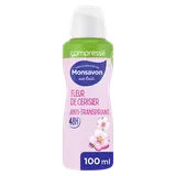 Déodorant Femme anti-transpirant Fleur de cerisier MONSAVON - Spray 100ml