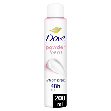 Déodorant spray DOVE anti-transpirant Semi-Compressé Powder Soft 200ml