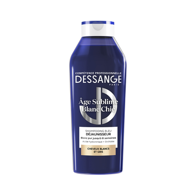 Shampoing bleu déjaunisseur cheveux blancs DESSANGE - flacon 280ml