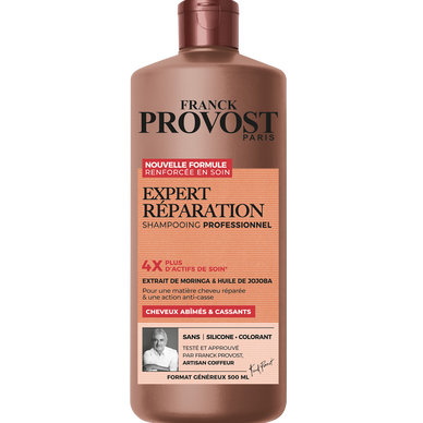 Shampoing professionnel réparateur cheveux abîmés FRANCK PROVOST - 500ml