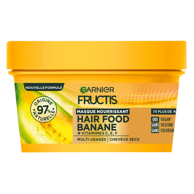 Masque capillaire nourrissant à la banane FRUCTIS - pot 320ml