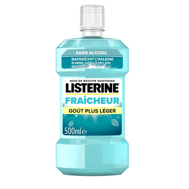 Bain de bouche LISTERINE fraîcheur sans alcool 500ml