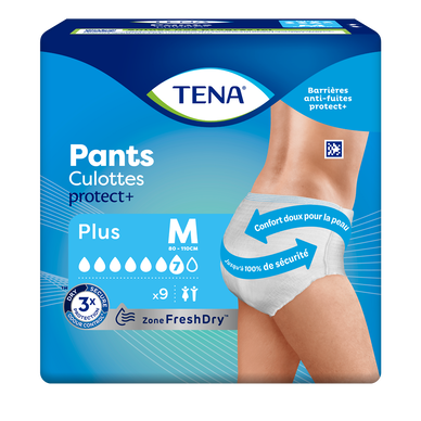 Culottes incontinence TENA protect plus M x9