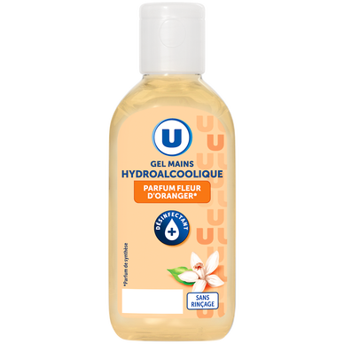 Gel main hydroalcoolique sans rinçage fleur oranger, flacon 75ml
