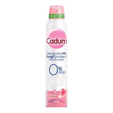 Déodorant femme efficacité 48h fraîcheur pivoine CADUM - spray 200ml