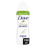 Déodorant original 0% alcool spray compressé 72h DOVE 100ml