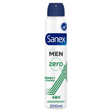 Déodorant homme SANEX Men 0% respect & control - spray 200ml