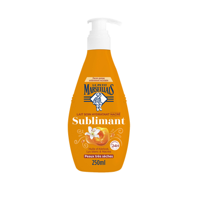 Lait hydratant 24h LE PETIT MARSEILLAIS abricot sublimant 250ml