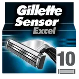 Lames pour rasoir masculin Sensor Excel GILLETTE, x10