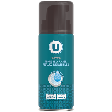Mousse à raser homme peaux sensibles 100ml