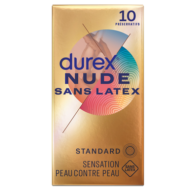 Préservatifs Nude Sans Latex Extra Lubrifés - DUREX - x10