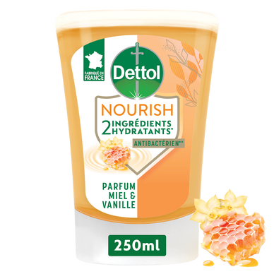 Recharge Savon Liquide Mains Miel & Beurre De Karité - DETTOL - 250ml