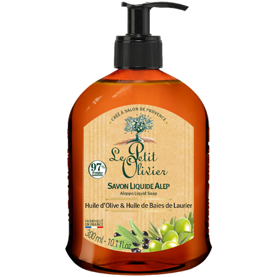 Savon d'Alep liquide LE PETIT OLIVIER, 300ml