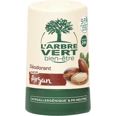 Déodorant argan L'ARBRE VERT BIEN ETRE 50ml