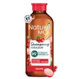 Shampooing couleur éclat pour cheveux colorés et/ou méchés NATURE MOI,flacon de 250ml