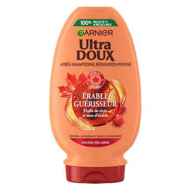 Après-shampoing ricin réparation intense erable ULTRA DOUX - flacon 250ml