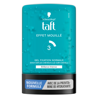 Gel coiffant Effet mouillé fixation normale tube TAFT - 300ml