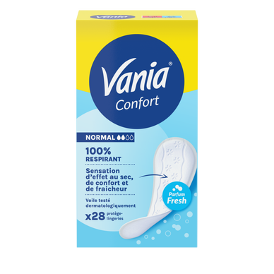 Protège-slips confort+ normal fresh Kotydia VANIA , x28