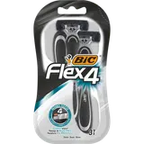 Rasoir jetable masculin 4 lames flex 4 comfort blister BIC,  x3