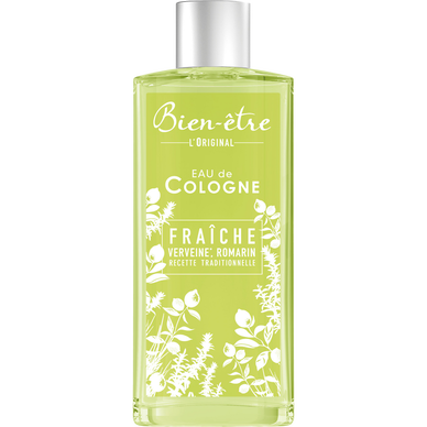 Eau de cologne fraîche verveine romarin BIEN ÊTRE - flacon 500ml
