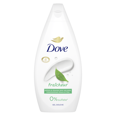 Gel douche hydratant fraîcheur  DOVE 450ml