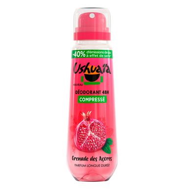 Déodorant grenade des açores efficacité 48h USHUAÏA - spray 100ml