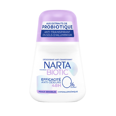 Déodorant femme efficacité 48h anti-odeurs NARTA - bille 50ml