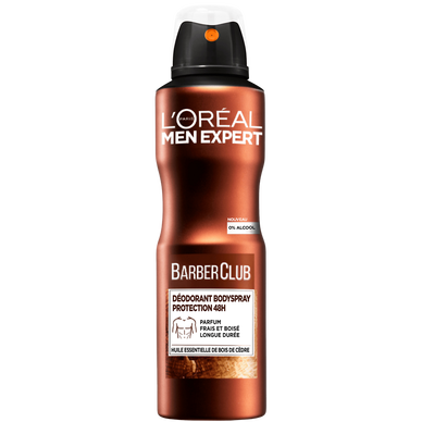 Déodorant protection 48h barber club MEN EXPERT - spray 150ml