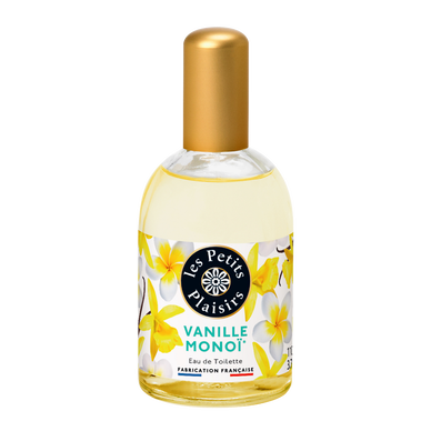 Eau de toilette parfum vanille monoï LES PETITS PLAISIRS, vaporisateurde 110ml