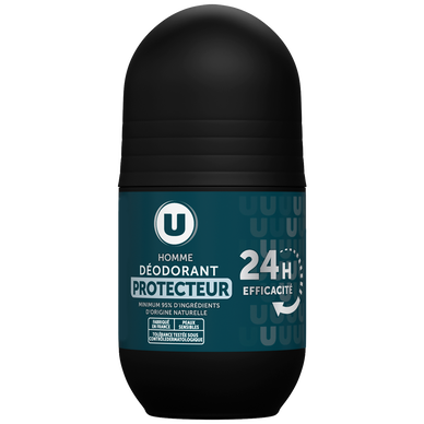 Déodorant homme peaux sensible 24h bille, 50ml