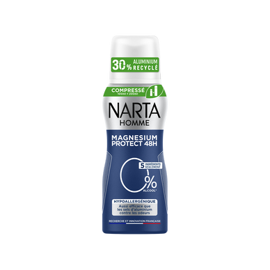 Déodorant homme magnésium protection 48h NARTA - spray 100ml