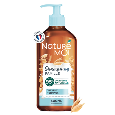 Shampooing pour toute la famille NATURE MOI, flacon de 500ml