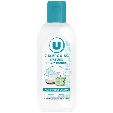 Shampooing tous types de cheveux lait coco & aloe vera - 100ml